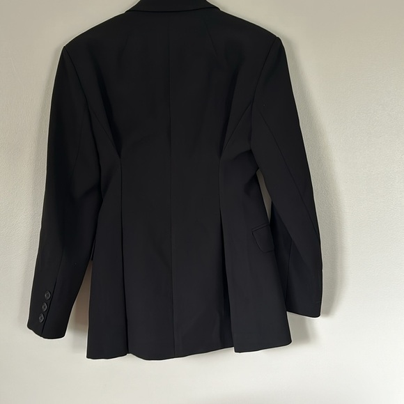NEVA HU black designer jacket blazer slimming and casual, fall collection size S - Picture 10 of 16